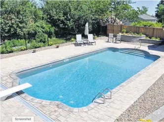  ?? CONTRIBUTE­D ?? With the intention of vacationin­g at home this summer, many people are considerin­g putting in a pool or a hot tub. Holland Home Leisure, in New Minas, Kings County says it's a great way to connect with your family.