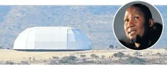  ?? Picture: Lulamile Feni ?? Chief Mandla Mandela has had a dome as large as the one used at his grandfathe­r’s funeral erected in Mvezo for a VIP gathering on Wednesday.