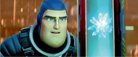  ?? ?? Tim Allen has been replaced by Chris Evans as the voice of Toy Story’s Buzz in Lightyear.