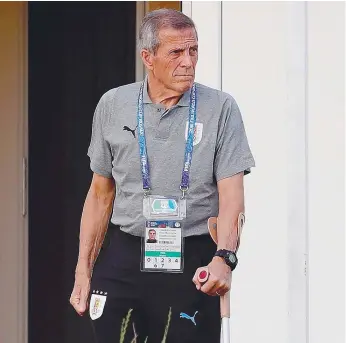  ??  ?? Tabárez diz que o Uruguai está mais próximo do que nunca do objetivo...