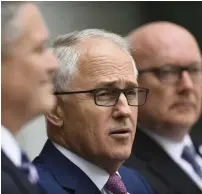  ?? Reuters ?? Australian Prime Minister Malcolm Turnbull speaks to the media at Parliament House in Canberra, Australia, on Tuesday. —