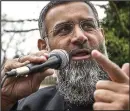  ??  ?? Behind bars: Anjem Choudary