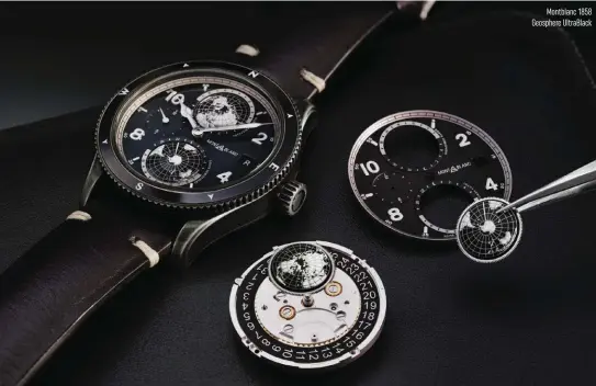  ??  ?? Montblanc 1858 Geosphere UltraBlack