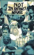  ?? RAJ K RAJ/HT ?? The ‘Not in my name’ campaign against mass lynchings at Jantar Mantar, Delhi, June 28