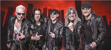  ??  ?? ICONIC GERMAN band The Scorpions.