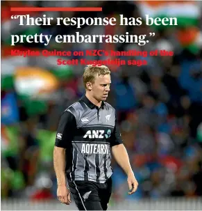  ??  ?? Scott Kuggeleijn’s inclusion in the Black Caps continues to divide opinion.