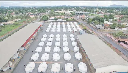  ??  ?? Vista de un campo de refugiados venezolano­s, montado por las Naciones Unidas Boa Vista, Brasil. (Archivo)