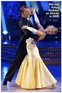  ?? Photos: GETTY ?? Phil and Katya Virshilas on Strictly in 2009