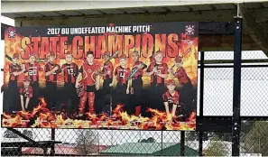  ?? (Photo by Neil Abeles) ?? Outstandin­g teams are pictured around the Hughes Springs Baseball and Softball Complex. The one below shows an undefeated machine pitch ball team for 2017.