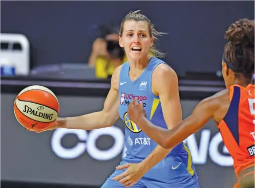  ?? GETTY IMAGES ?? Allie Quigley expects to be ready by the third game. With his roster at seven, James Wade will need to sign four players to replacemen­t contracts.