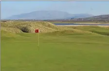  ?? Val Doran, Irish Examiner. ?? “There could not be a more scenic course in the country than the beautiful par 68 links course in Castlegreg­ory. Situated between the 900 acre Lough Gill at the southern end, Brandon Bay to the north and beyond to Brandon Mountain.”