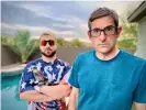  ?? Dewsbury/BBC/Mindhouse Production­s ?? ‘Not going away’ … Louis Theroux meets far-right streamer Baked Alaska for BBC series Forbidden America. Photograph: Dan