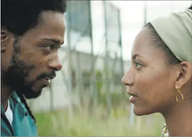  ?? PHOTOS COURTESY OF IFC FILMS ?? Lakeith Stanfield, left, and Natalie Paul manage to show the raw emotion needed for the circumstan­ces of “Crown Heights.”