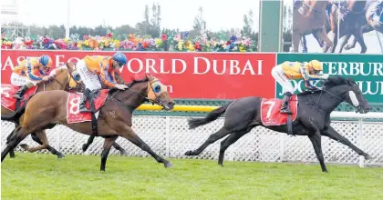  ?? Picture / Race Images ?? Embellish wins the 2000 Guineas at Riccarton in November.