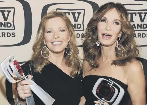  ??  ?? Charlie’s Angels Cheryl Ladd and Jaclyn Smith (photo: Alberto E Rodriguez/Getty Images)