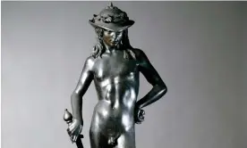  ?? Photograph: Leemage/Corbis/Getty Images ?? ‘The first live-sized male nude since antiquity’: David, bronze sculpture by Donatello, 1440.