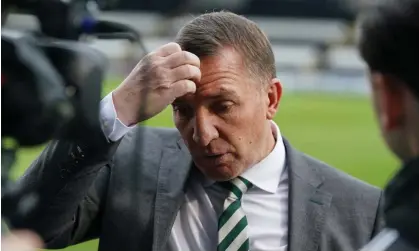  ?? Photograph: Andrew Milligan/PA ?? Brendan Rodgers is right to be annoyed by the Celtic board’s inaction but his own appetite for the job is under question.