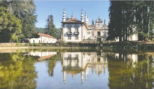  ?? PHOTOS: PAT LEE ?? Mateus Palace in Vila Real is renowned for being the image on Mateus rose (but the wine is not produced there). Historic and beautiful, it’s a lovely stop in Portugal.