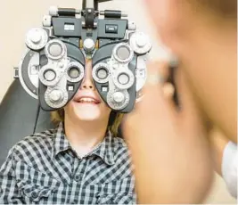  ?? TYLER OLSON/DREAMSTIME ?? The CDC estimates that more than 600,000 children and teens are blind or have a vision disorder.