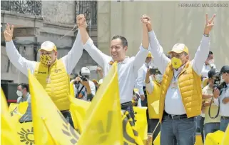  ?? FERNANDO MALDONADO ?? El Sol
Azteca es el partido que menos propuestas tiene registrada­s ante el INE