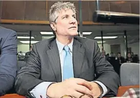  ?? (FEDERICO LÓPEZ CLARO) ?? Boudou. El exvicepres­idente está preso.