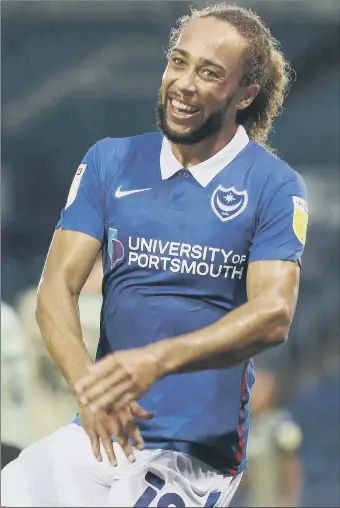  ??  ?? FORWARD THINKING Pompey are planning to use Marcus Harness as a striker