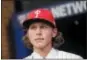  ?? FRANK FRANKLIN II — THE ASSOCIATED PRESS ?? Alec Bohm, a third baseman from Wichita State University in Omaha, Neb., agreed to terms with the Phillies on Tuesday.