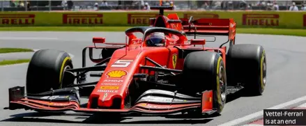  ?? Photos: Motorsport Images ?? Vettel-ferrari is at an end