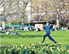  ??  ?? Public parks and green spaces have been a lifeline for everyone during lockdown