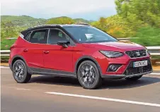  ??  ?? Der Seat Arona zählt zu den Konkurrent­en des neuen Hyundai Kona.