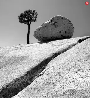  ??  ?? 05 OLMSTEAD POINT, YOSEMITE
The three striking natural features in this photograph’s frame, taken in 2005, combined well for a simple and well balanced compositio­n.