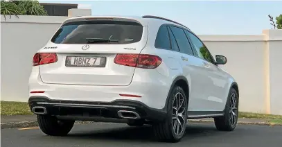  ??  ?? The GLC is the SUV equivalent of the C-class sedan. That’s how Mercedes badging works these days.