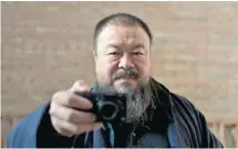  ??  ?? China’s most famous dissident artist is profiled in Ai Weiwei: Never Sorry, screening at the festival Feb. 24.