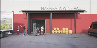  ?? Contribute­d ?? An artist’s rendering of the new Naramata Wine Vault.