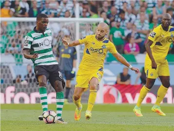  ??  ?? O Sporting-FC Porto é um dos jogos agendados para o dia de eleições