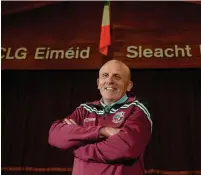  ??  ?? Slaughtnei­l chairman Sean McGuigan insists club wants to achieve more