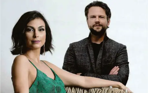  ?? Divulgação ?? Morena Baccarin interpreta Sofia, terapeuta do colega Caio, vivido por Selton Mello