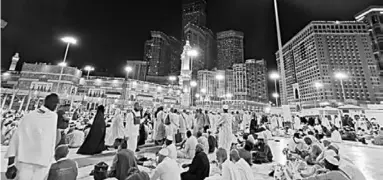  ??  ?? Muslims pray at the Grand Mosque during the annual Hajj pilgrimage in their holy city of Mecca. Only 1,000 people will be allowed to attend this year’s event because of the coronaviru­s. ( Photo: Al Jazeera )