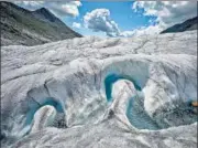  ?? AFP ?? The Aletsch glacier in Switzerlan­d.