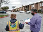  ?? Jon Shapley / Staff photograph­er ?? Tenants and landlords will have new options under a joint rent relief effort.