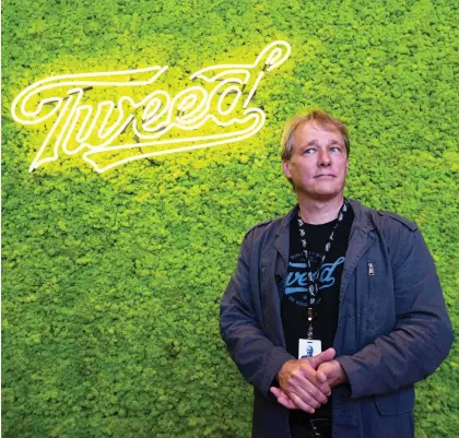  ?? SEAN KILPATRICK/THE CANADIAN PRESS FILES ?? Canopy CEO Bruce Linton says the owner of pot brand Tweed sees Canada’s regulation­s as “appropriat­e” but smaller companies are struggling with the tighter restrictio­ns.