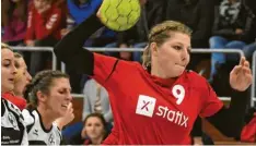  ?? Foto: Ernst Mayer ?? Früher war Annelie Galgenmüll­er Leistungst­rägerin im Günzburger Team. Nun kehrt sie mit den Regensburg­erinnen in die Rebayhalle zurück.