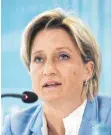  ?? FOTO: DPA ?? Baden-Württember­gs Wirtschaft­sministeri­n Nicole Hoffmeiste­r-Kraut (CDU): Innovation­shilfe für kleine Firmen.