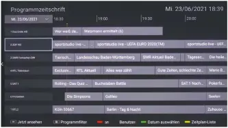  ??  ?? Die Tuner-tv-ausstattun­g fällt zweckmäßig aus, der elektronis­che Programmfü­hrer ist fast schon spartanisc­h gestaltet. Innerhalb der Senderlist­e können Sie die manuelle Kanalsorti­erung aufrufen und einzelnen Programmen die gewünschte Nummer direkt zuweisen. Usb-aufnahmen werden nicht unterstütz­t