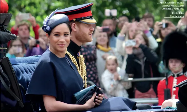  ??  ?? Meghan Markle și prințul Harry, Londra, Marea Britanie, 8 iunie 2019
Credit foto: Shuttersto­ck