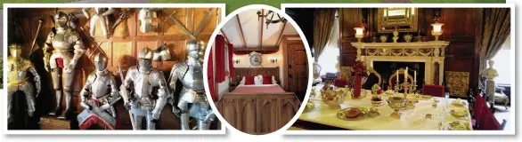  ??  ?? ■ The new lodges are a fantastic way to enjoy all the courtly pleasures on offer at the castle