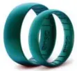  ?? ENSO RINGS VIA AP ?? These are Enso Silicone Rings. Metal wedding bands can be a serious drag. They pinch your finger when you’re lifting weights, slide all over the place during sweaty yoga and can cause major stress when you have to hide them in your gym locker.