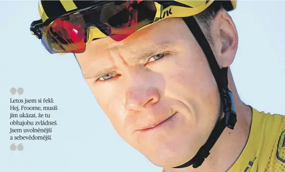  ?? Foto: AP ?? Potřetí šampionem „Cítím úlevu i velkou poctu,“říkal Chris Froome v cíli Tour. „Rád bych se sem vracel ještě dalších pět či šest let.“Příští rok zvažuje pokus o double Giro–Tour.