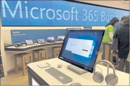  ?? STEVEN SENNE — THE ASSOCIATED PRESS FILE ?? Microsoft says the same Russia-backed hackers responsibl­e for the 2020 SolarWinds breach continue to attack the global technology supply chain and are have been relentless­ly targeting cloud service resellers and others since summer.