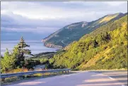  ?? CAPE BRETON POST FILE PHOTO ?? The scenic Cabot Trail, shown in this file photo. The latest Tourism Nova Scotia numbers show that over the past five years, room night sales in Cape Breton increased by more than 22 per cent.
